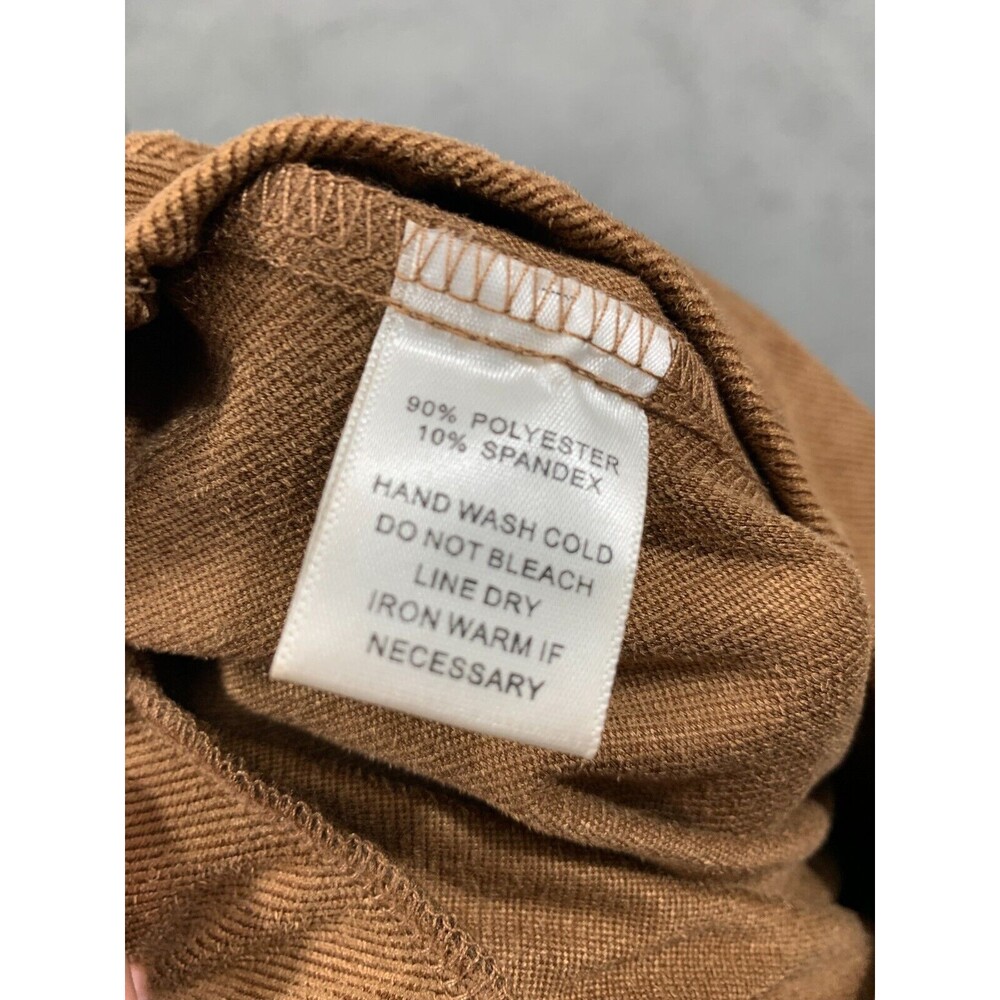 Womens Mittoshop Large (L) Brown Flare Design Pants NWT - $49 - Elastic Stretch - Picture 6 of 11